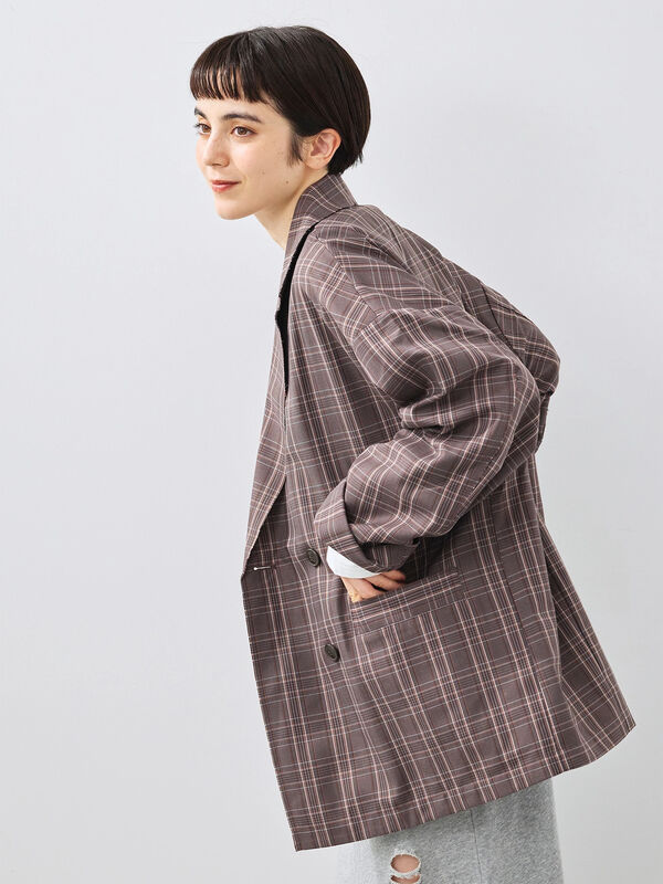 24SS カットアウトスリーブ付き カットアウト ダブルジャケット 24SS カットアウトスリーブ付き カットアウト ダブルジャケット Yohji