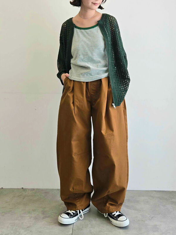 メッシュ編みジッパーカーディガン 46 楽天市場】 メッシュ編み ジップカーディガン レディース