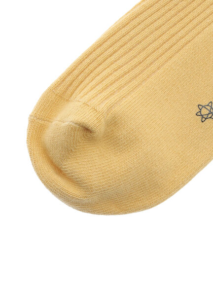 【SESAME STREET meets SM2】フェイス刺繍ラインソックス（ブラック/ベージュ/イエロー）｜SM2（エスエムツー）通販