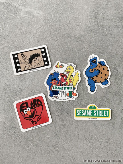 【SESAME STREET meets SM2】5枚入りステッカーセット（グリーン）｜SM2（エスエムツー）通販