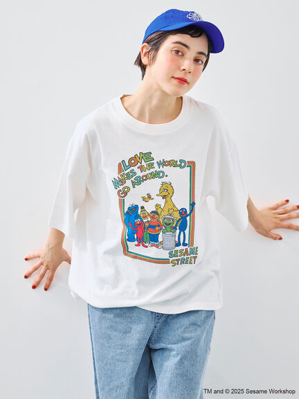 【SESAME STREET meets SM2】プリントアソートTシャツ（オフホワイト/グレー/イエロー/ネイビー）｜SM2（エスエムツー）通販