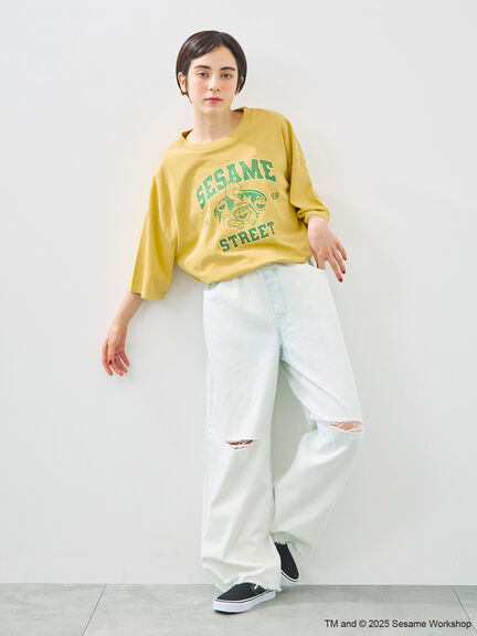 【SESAME STREET meets SM2】プリントアソートTシャツ（オフホワイト/グレー/イエロー/ネイビー）｜SM2（エスエムツー）通販