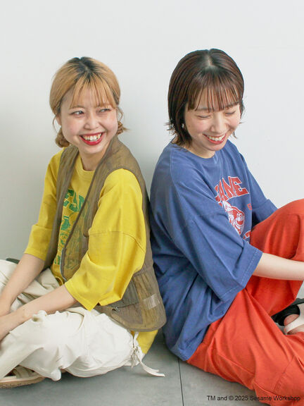 【SESAME STREET meets SM2】プリントアソートTシャツ（オフホワイト/グレー/イエロー/ネイビー）｜SM2（エスエムツー）通販