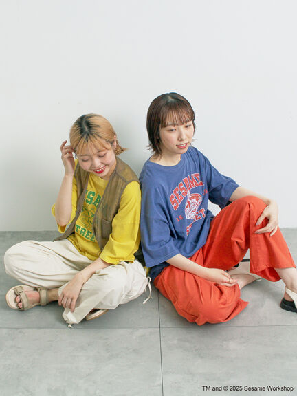 【SESAME STREET meets SM2】プリントアソートTシャツ（オフホワイト/グレー/イエロー/ネイビー）｜SM2（エスエムツー）通販