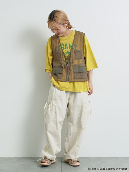 【SESAME STREET meets SM2】プリントアソートTシャツ（オフホワイト/グレー/イエロー/ネイビー）｜SM2（エスエムツー）通販