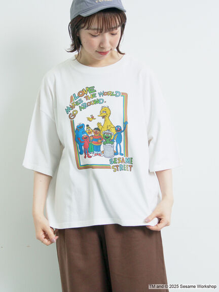 【SESAME STREET meets SM2】プリントアソートTシャツ（オフホワイト/グレー/イエロー/ネイビー）｜SM2（エスエムツー）通販