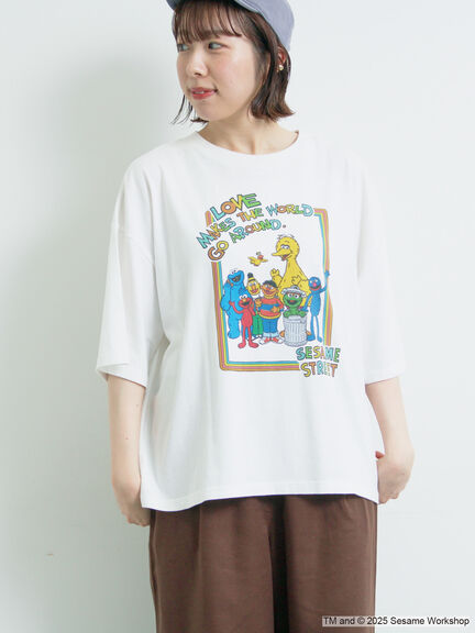 【SESAME STREET meets SM2】プリントアソートTシャツ（オフホワイト/グレー/イエロー/ネイビー）｜SM2（エスエムツー）通販