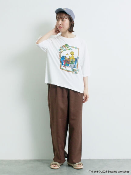 【SESAME STREET meets SM2】プリントアソートTシャツ（オフホワイト/グレー/イエロー/ネイビー）｜SM2（エスエムツー）通販