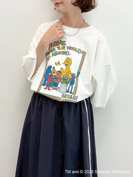 【SESAME STREET meets SM2】プリントアソートTシャツ（オフホワイト/グレー/イエロー/ネイビー）｜SM2（エスエムツー）通販