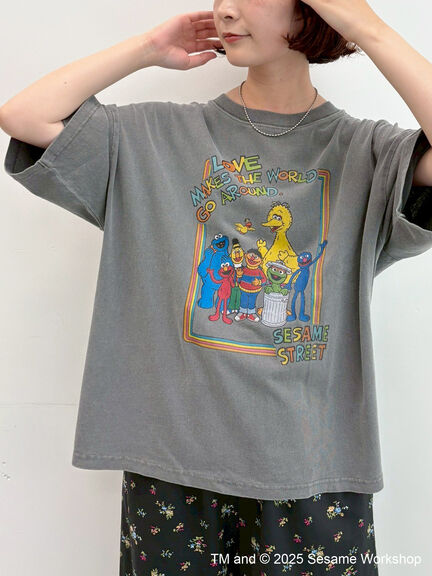 【SESAME STREET meets SM2】プリントアソートTシャツ（オフホワイト/グレー/イエロー/ネイビー）｜SM2（エスエムツー）通販