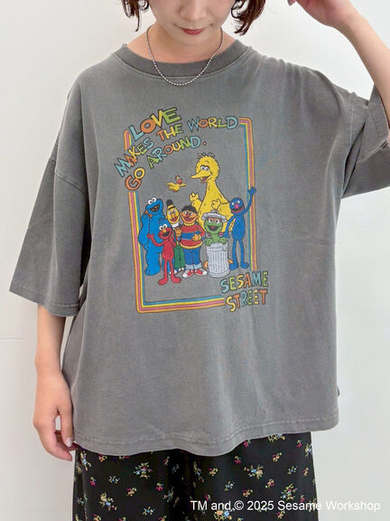 【SESAME STREET meets SM2】プリントアソートTシャツ（オフホワイト/グレー/イエロー/ネイビー）｜SM2（エスエムツー）通販