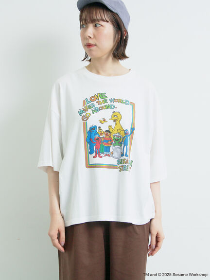 【SESAME STREET meets SM2】プリントアソートTシャツ（オフホワイト/グレー/イエロー/ネイビー）｜SM2（エスエムツー）通販