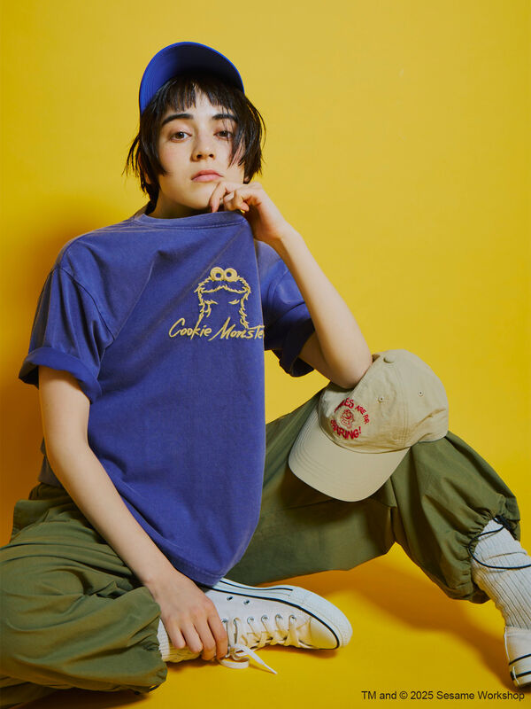 【SESAME STREET meets SM2】刺繍Tシャツ（ブルー）｜SM2（エスエムツー）通販
