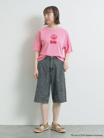 【SESAME STREET meets SM2】刺繍Tシャツ（ピンク/イエロー/ブルー）｜SM2（エスエムツー）通販