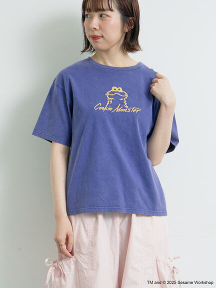 【SESAME STREET meets SM2】刺繍Tシャツ（ピンク/イエロー/ブルー）｜SM2（エスエムツー）通販