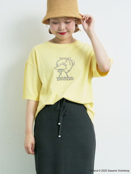 【SESAME STREET meets SM2】刺繍Tシャツ（ピンク/イエロー/ブルー）｜SM2（エスエムツー）通販