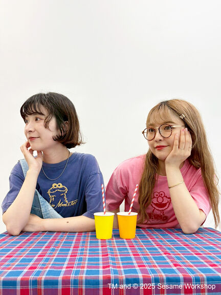 【SESAME STREET meets SM2】刺繍Tシャツ（ピンク/イエロー/ブルー）｜SM2（エスエムツー）通販