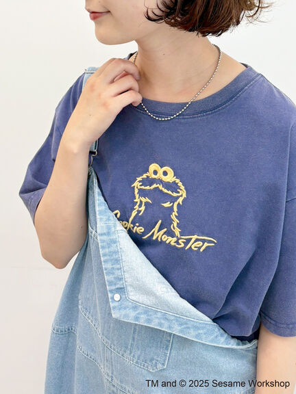 【SESAME STREET meets SM2】刺繍Tシャツ（ピンク/イエロー/ブルー）｜SM2（エスエムツー）通販