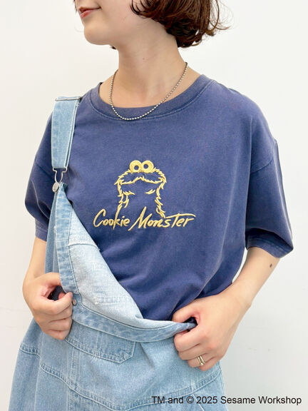 【SESAME STREET meets SM2】刺繍Tシャツ（ピンク/イエロー/ブルー）｜SM2（エスエムツー）通販