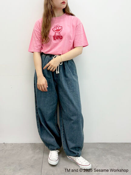 【SESAME STREET meets SM2】刺繍Tシャツ（ピンク/イエロー/ブルー）｜SM2（エスエムツー）通販