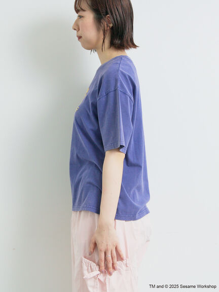 【SESAME STREET meets SM2】刺繍Tシャツ（ピンク/イエロー/ブルー）｜SM2（エスエムツー）通販
