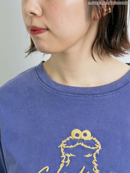 【SESAME STREET meets SM2】刺繍Tシャツ（ピンク/イエロー/ブルー）｜SM2（エスエムツー）通販