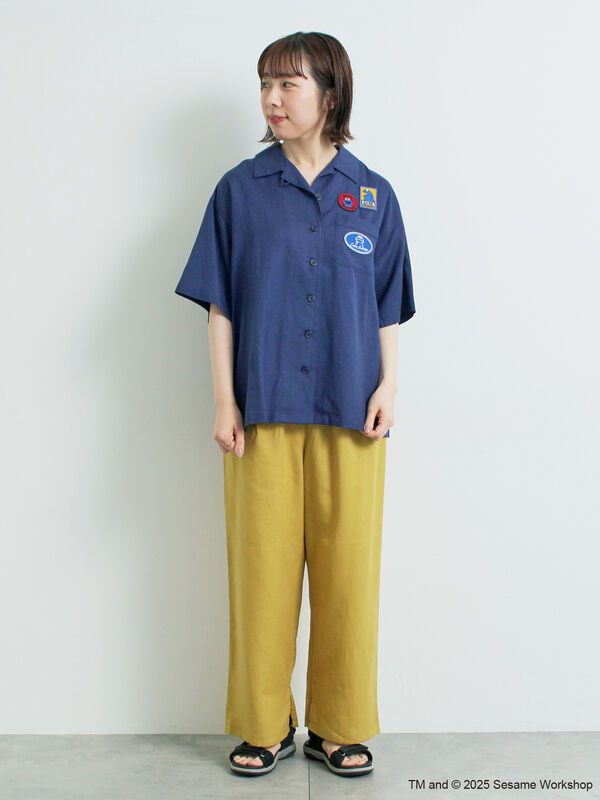 KENTO'S ボウリングシャツ 青色 KENTO'Sステッカー付き KENTO'S ボウリングシャツ 青色 KENTO'Sステッカー付き KENTO'S