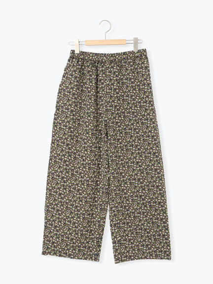 小花柄イージーパンツ（ブラック/ブラウン/ネイビー）｜SM2（エスエムツー）通販