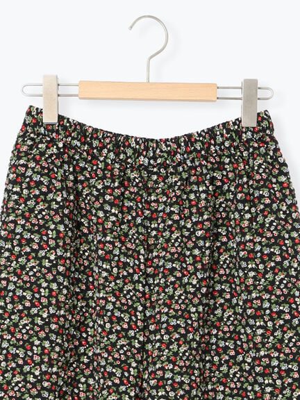 小花柄イージーパンツ（ブラック/ブラウン/ネイビー）｜SM2（エスエムツー）通販