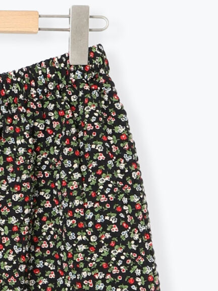 小花柄イージーパンツ（ブラック/ブラウン/ネイビー）｜SM2（エスエムツー）通販