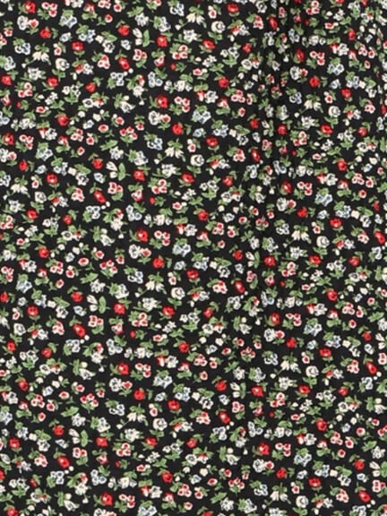 小花柄イージーパンツ（ブラック/ブラウン/ネイビー）｜SM2（エスエムツー）通販