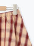 チェック柄フリルティアードミニスカート(オフホワイト/ボルドー/ブラウン)|SM2(エスエムツー)通販