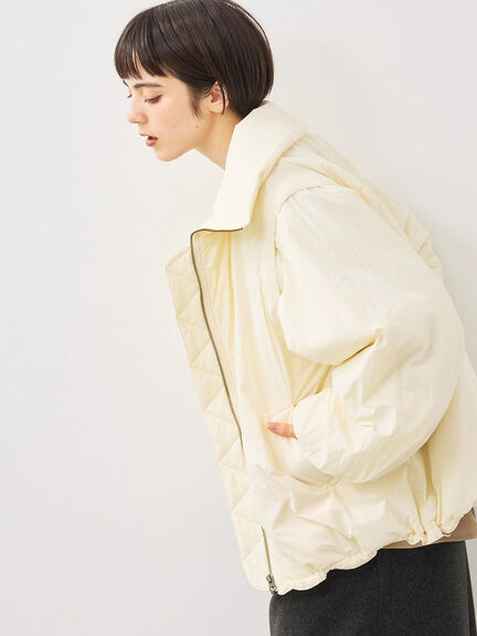 ボア襟マルチWAYブルゾン（チャコールグレー/カーキ/キナリ）｜SM2（エスエムツー）通販