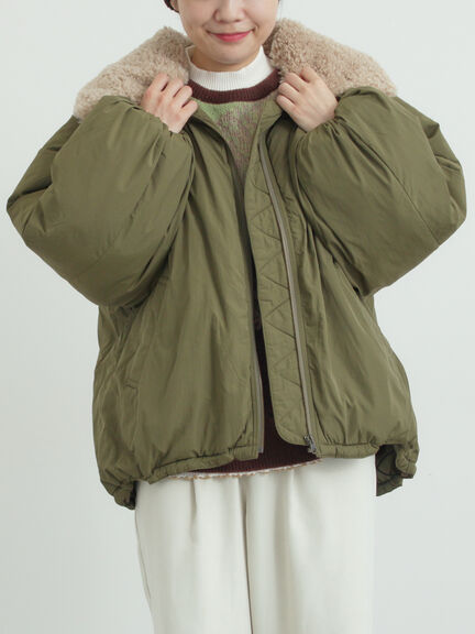 ボア襟マルチWAYブルゾン（チャコールグレー/カーキ/キナリ）｜SM2（エスエムツー）通販