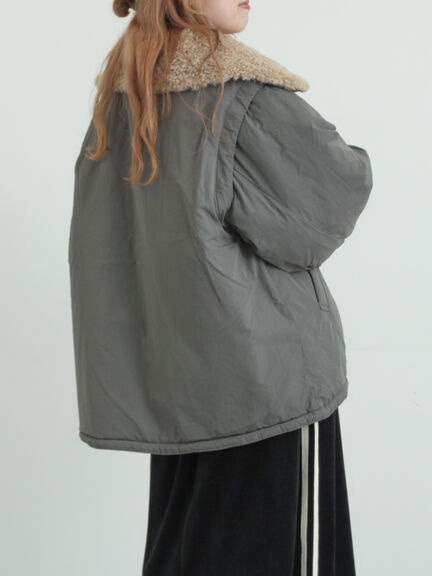 ボア襟マルチWAYブルゾン（チャコールグレー/カーキ/キナリ）｜SM2（エスエムツー）通販