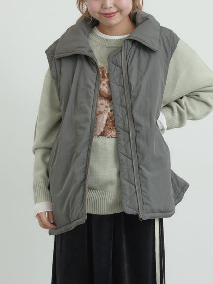 ボア襟マルチWAYブルゾン（チャコールグレー/カーキ/キナリ）｜SM2（エスエムツー）通販