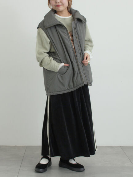 ボア襟マルチWAYブルゾン（チャコールグレー/カーキ/キナリ）｜SM2（エスエムツー）通販