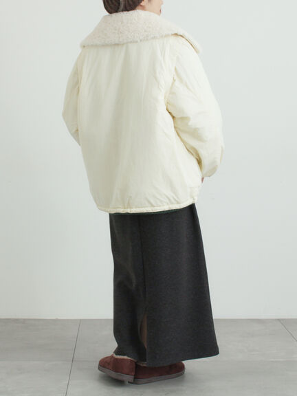 ボア襟マルチWAYブルゾン（チャコールグレー/カーキ/キナリ）｜SM2（エスエムツー）通販