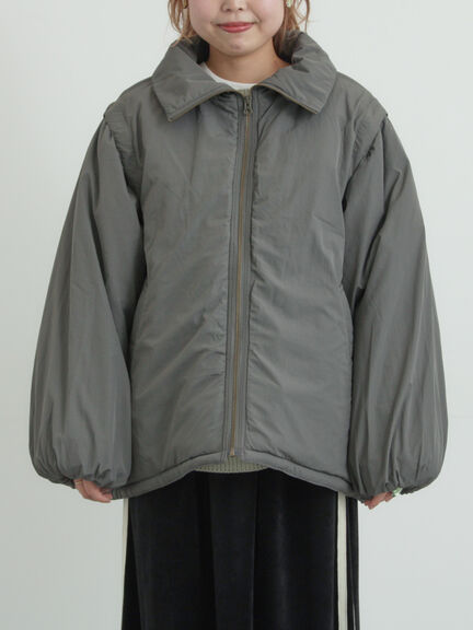 ボア襟マルチWAYブルゾン（チャコールグレー/カーキ/キナリ）｜SM2（エスエムツー）通販