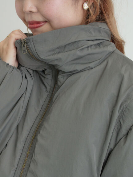 ボア襟マルチWAYブルゾン（チャコールグレー/カーキ/キナリ）｜SM2（エスエムツー）通販