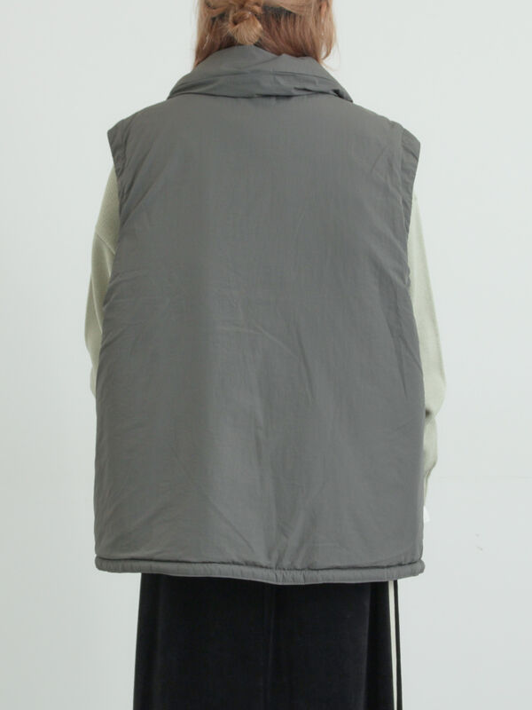 セール】 ボア襟マルチWAYブルゾン（チャコールグレー/カーキ/キナリ