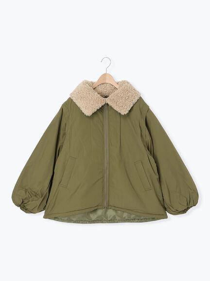 ボア襟マルチWAYブルゾン（チャコールグレー/カーキ/キナリ）｜SM2（エスエムツー）通販