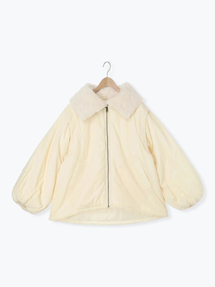 ボア襟マルチWAYブルゾン（チャコールグレー/カーキ/キナリ）｜SM2（エスエムツー）通販