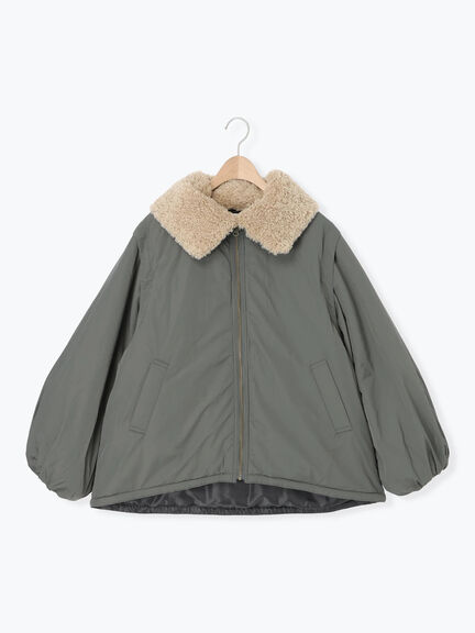 ボア襟マルチWAYブルゾン（チャコールグレー/カーキ/キナリ）｜SM2（エスエムツー）通販