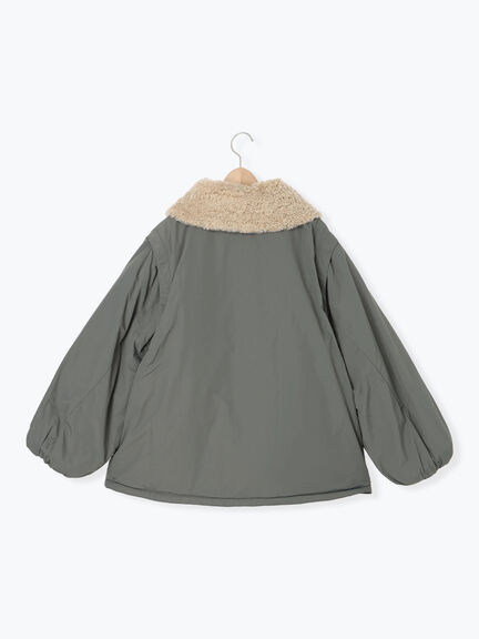 ボア襟マルチWAYブルゾン（チャコールグレー/カーキ/キナリ）｜SM2（エスエムツー）通販