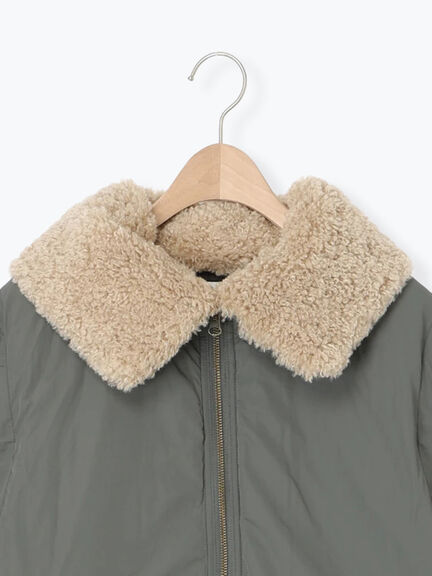 ボア襟マルチWAYブルゾン（チャコールグレー/カーキ/キナリ）｜SM2（エスエムツー）通販