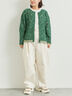 クロシェ編み風カーディガン(ブラック/オレンジ/グリーン/クリーム)|SM2(エスエムツー)通販