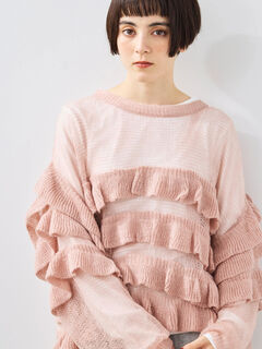 セール】 【WEB限定 Sサイズ】刺繍襟付き鉱物顔料染めワンピース