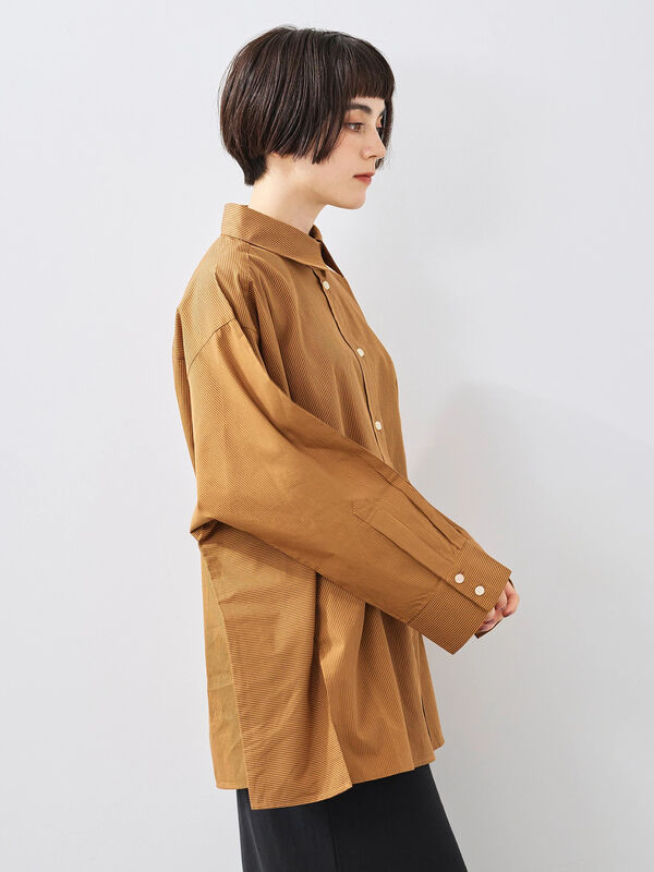 エーピーストゥディオ ドルマンスリーブシャツ ブラウス F 茶色 ブラウン 長袖 Steven Alan（スティーブンアラン）の「＜Steven Alan＞ドルマン