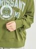 ミニ裏毛カレッジプリント+刺繍スウェット（グレー/ベージュ/カーキ/ネイビー）｜SM2（エスエムツー）通販